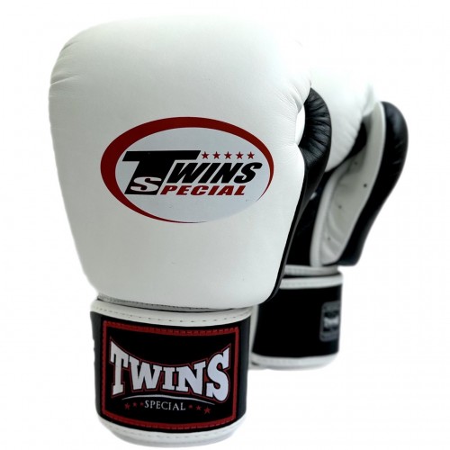 Боксерские перчатки Twins Special (BGVLA-2 white/black)